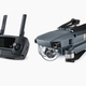 The Mavic Pro, folded up next to its controller.